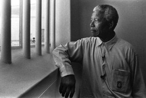 Nelson Mandela pasó 27 años de su vida en la cárcel.