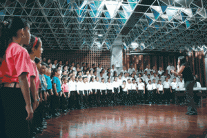 La música invadió el campus